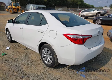 2015 Toyota Corolla Le из США, поврежденный, VIN 5YFBURHE7FP238945